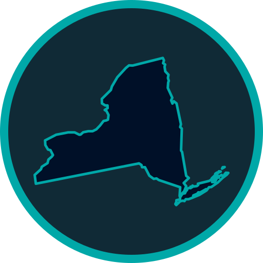 New York map avatar